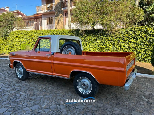 Imagem 4 de 25 de Vendido Ford Pickup F-100 V8 74 Espetacular Ateliê Do Carro