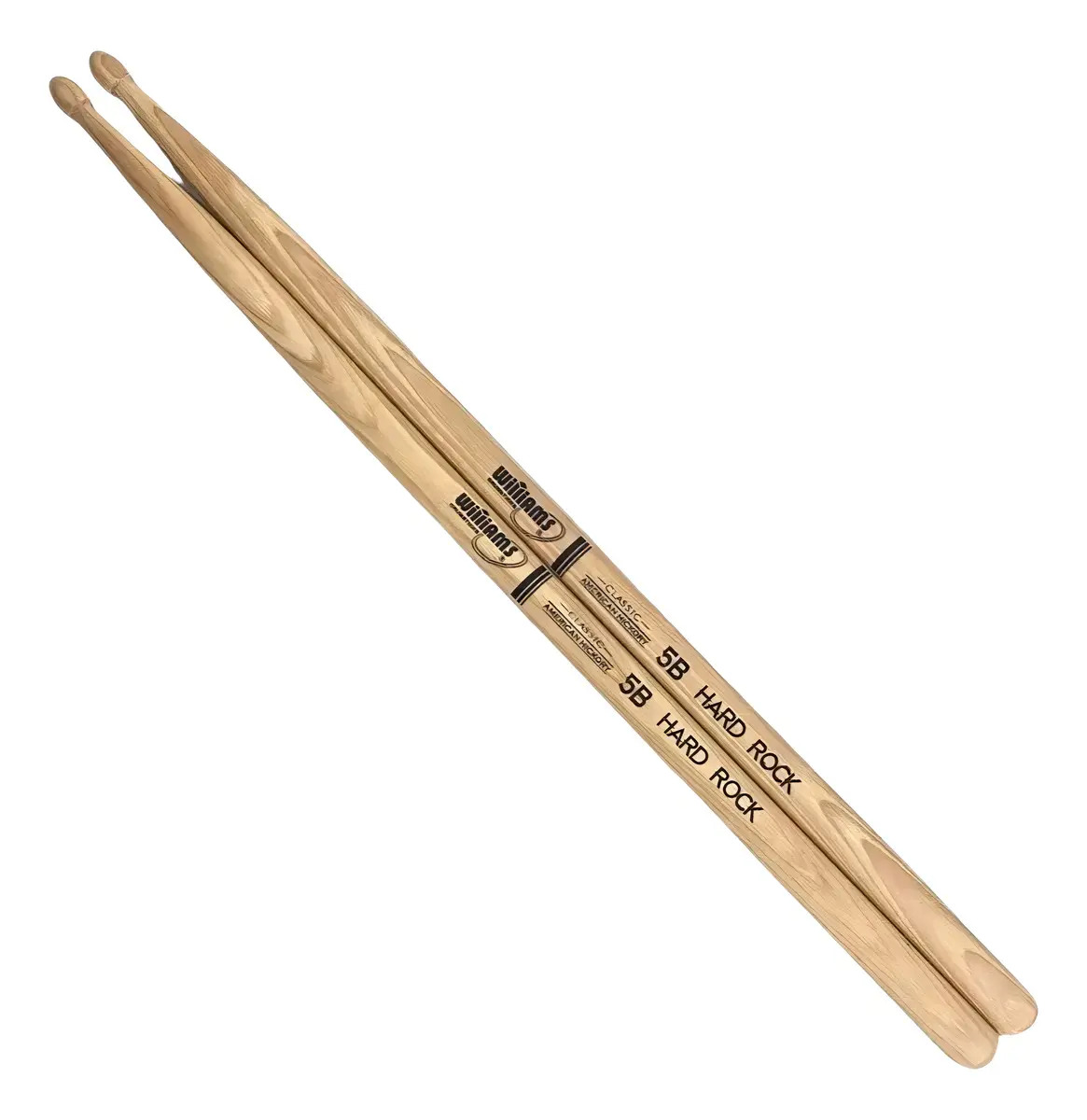 Baqueta Bateria 5B Williams American Hickory Ponta Madeira