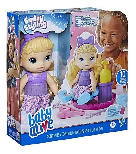 Brinquedo Boneca Baby Alive Estilista Loira Hasbro F5112