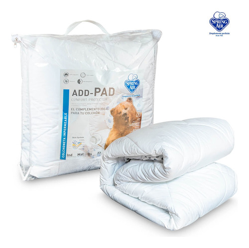 Colchoneta Protector Spring Air Add Pad Confort King Size