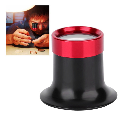 Lupa De Aleación De Aluminio, Máscara De Ojos 10x, 1 Estilo1