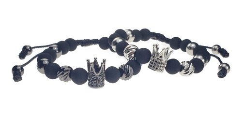 Brazaletes Pulseras Manillas Neopreno Coronas Parejas Novios