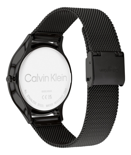 Calvin Klein Reloj De Pulsera De Cuarzo Chapado Iónico De