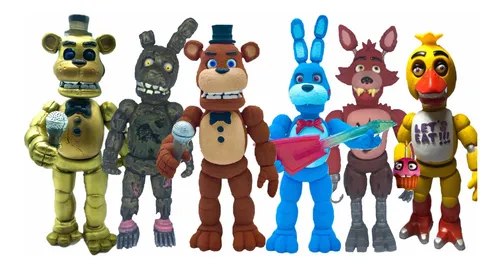 Five Nights At Freddy s 6 Personajes 25cm Bootleg Articulado