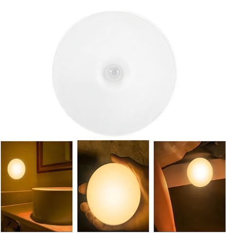 Sensor Luz Luminaria Led Noturna Automatico Recarregável L60 Cor da luz Branco-frio 127/220V