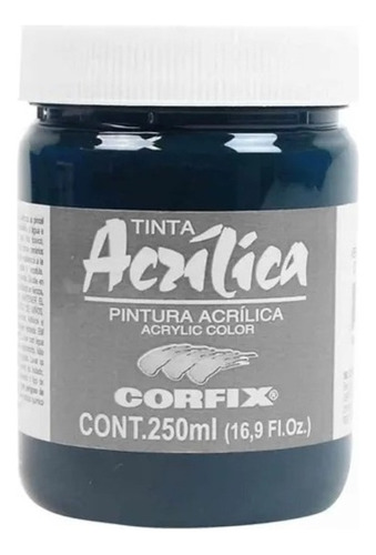 Tinta Acrílica Corfix 250ml Verde Esmeralda 73 Gr 1