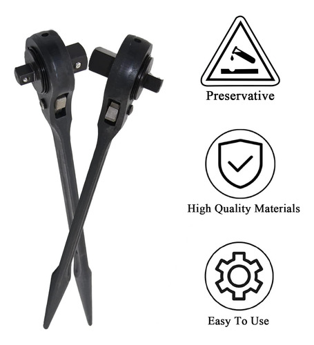 Llave De Carraca De Cabeza Doble De 3/4 X 1/2 Pulgadas,...