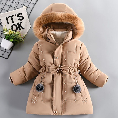 Chaqueta Con Capucha Para Niñas, Abrigo A Prueba De Viento