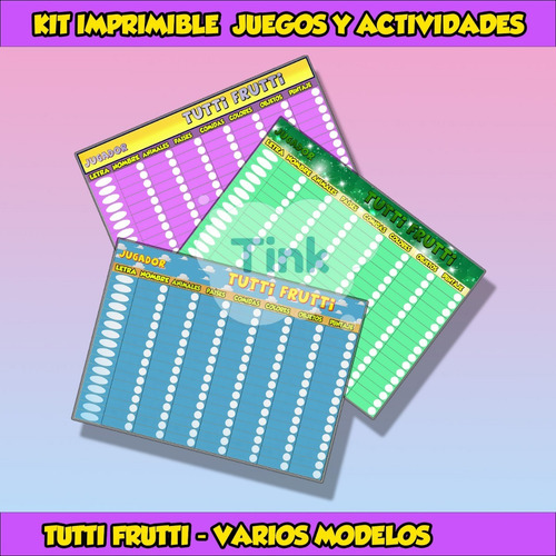 Kit Imprimible Juegos Y Actividades