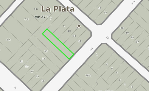 Lote En Venta 507 E/ 30 Y 31