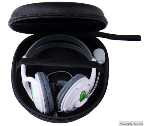 Porta Fone De Ouvido Estojo Case Grande 21x19x6cm Headphone