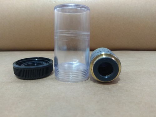 Kit 2 Objetiva Microscopio Planacromáticas 10x /0.35/0.17