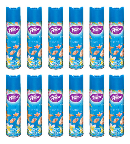 Aromatizante En Aerosol Ho Wiese Tahití 400ml Naeho57 12pz