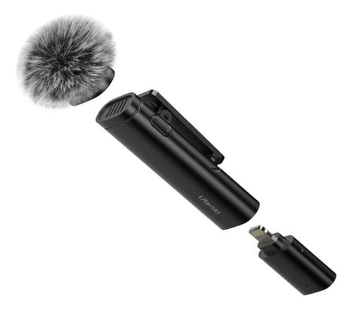 Microfone Ulanzi Wm-10 Lapela Sem Fio iPhone Ios C/ Nf