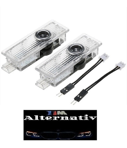 Imagen 2 de 10 de Plafón Led De Puerta Fantasma Bienvenida Para Bmw Logo Bmw