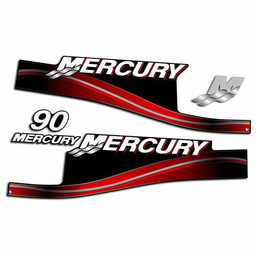 Calcos Motor Mercury 90 Hp 2 Tiempos Año 2013 Laminadas