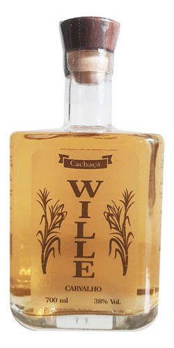 Cachaça Wille Carvalho 700ml Garrafa Texas