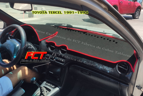 Cubre Tablero Toyota Tercel 1991 1992 1993 1994 Fabrica Fct