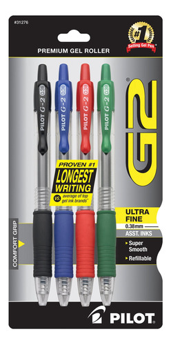 Pilot G2 Bol Igrafo Tinta Gel Retr Actil Primera Calidad