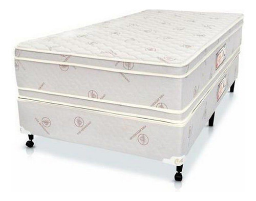 Cama Box Colchão Castor Solteiro Hotel Df Pocket 120x203