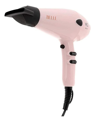 Mq Beauty Belle 2000w Rosa 127v Secador De Cabelo