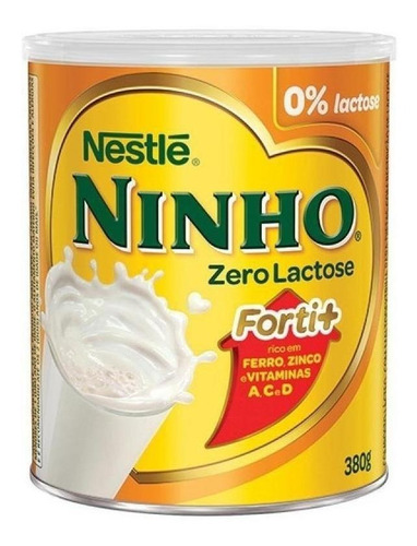 Composto Lácteo Forti+ Zero Lactose Em Lata De 380g Ninho