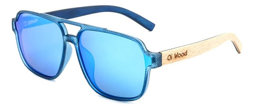 Lentes De Sol Oi Wood Madera Polarizados Uv 400unisex Gafas