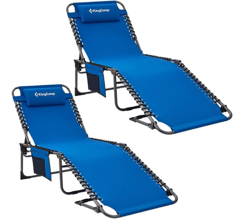 Reposera Plegable Para Playa Camping Piscina - Pack 2u.- B 