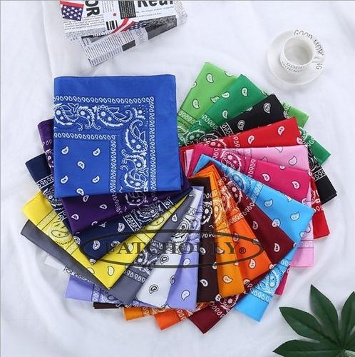 Bandana Pañuelo 100% Algodón Unisex Original Varios Colores