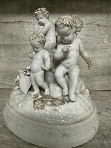 Espectacular Escultura De Colección Italiana 1900 (Usado)
