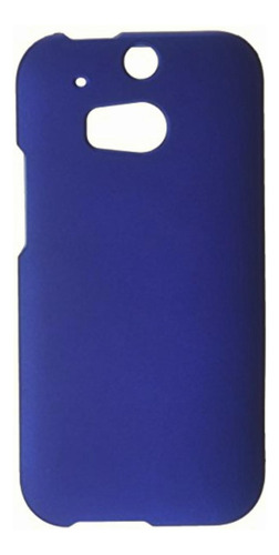 Hr Carcasa De Goma Para Htc One M8, Color Azul