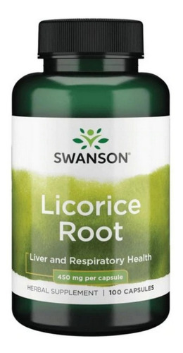 Licorice Root/raíz De Regaliz  Limpieza Colon 450mg/100cap