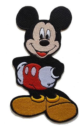 Parche Bordado Raton Mickey Mouse Disney Dibujos Animados