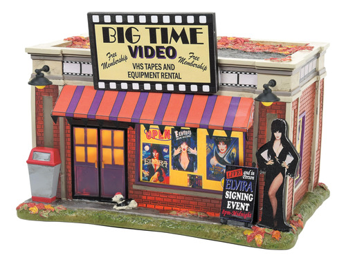 Department 56 Elvira Mistress Of The Dark Village Big Time .