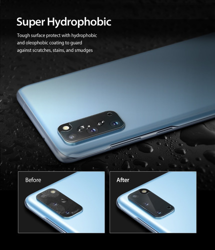 Imagen 9 de 10 de Templado Camara Samsung S20 S20plus S20 Ultra Ringke Pack X3