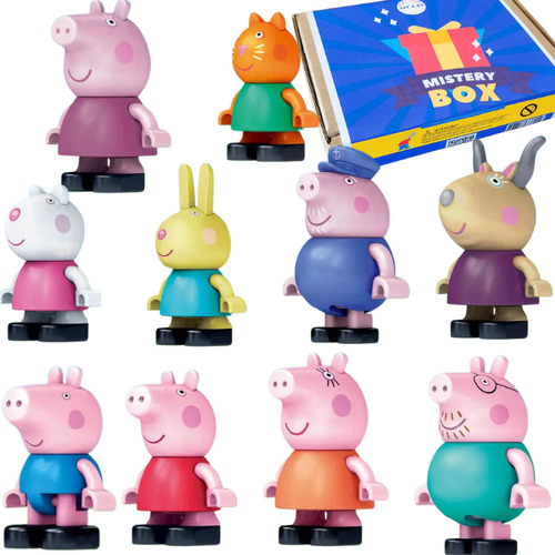 Peppa Pig Desenho Filme Série Tv Game Jogo Melhor Kit 5 Doll