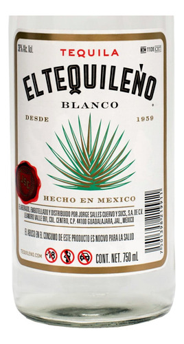 Caja De 12 Tequila Tequileño Blanco 750 Ml