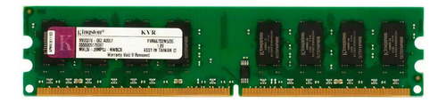 Memoria RAM ValueRAM color verde  2GB 1 Kingston KVR667D2N5/2G