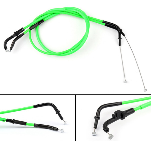 Cables De Acelerador Para Kawasaki Z800 2013-2016 2015 Verde