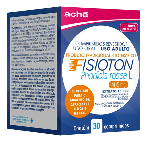 Suplemento Fisioton 30 Comprimidos