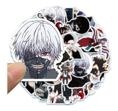 Stickers Tokyo Ghoul Anime 50 Unid Pegatinas Autodhesivo