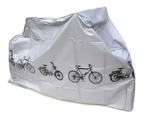 Imagen 1 de 3 de Carpa Funda Lona Cubre Moto Bicicleta Con Diseño