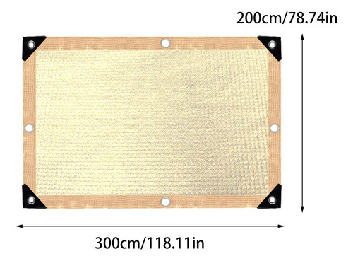 Funda De Malla Protectora Solar De Tela Para Sombra, Sellada