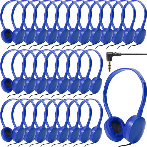 Paquete De 30 Auriculares Con Cable, Auriculares Ajustables