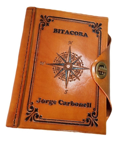 Regalo Original  Cuaderno Personalizado Cuero 100 Hojas