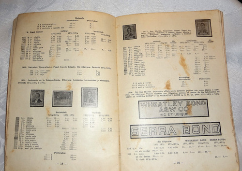 Catálogo De Sellos Postales De La Rca. Argentina 1958/59 (Usado)