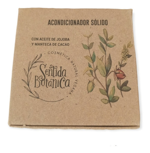 Acondicionador Sólido Sentida Botánica Coco Jojoba 100 Gr