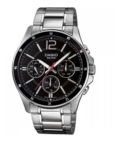 Reloj Casio Acero Multifuncion Hombre Mtp-1374d-1a