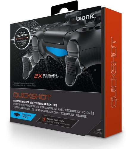 Parada De Gatillo  Bionik Quickshot Playstation 4  