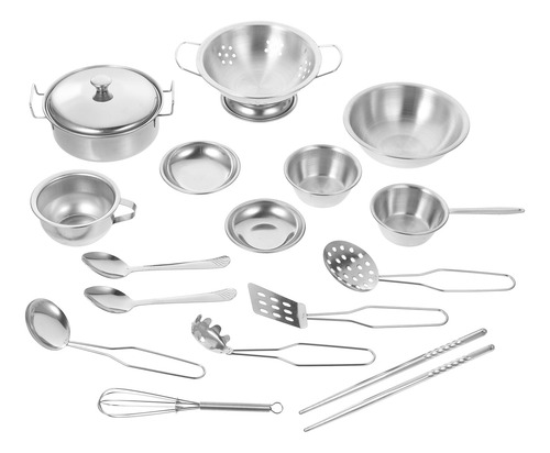 1 Juego De 16 Palillos Para Utensilios De Cocina De Acero In